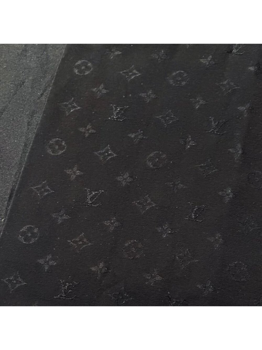 Louis Vuitton Scarf Monogram Monaco 90 Noir Black Simple - Picture 2 of 7
